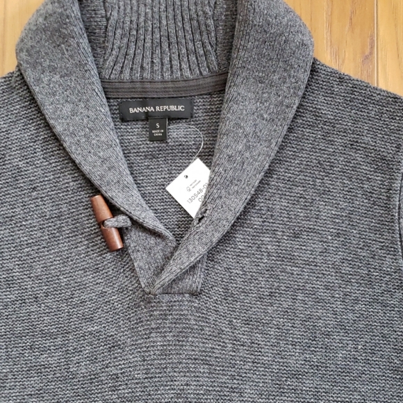 Banana Republic Shawl Collar Sweater - Picture 7 of 8